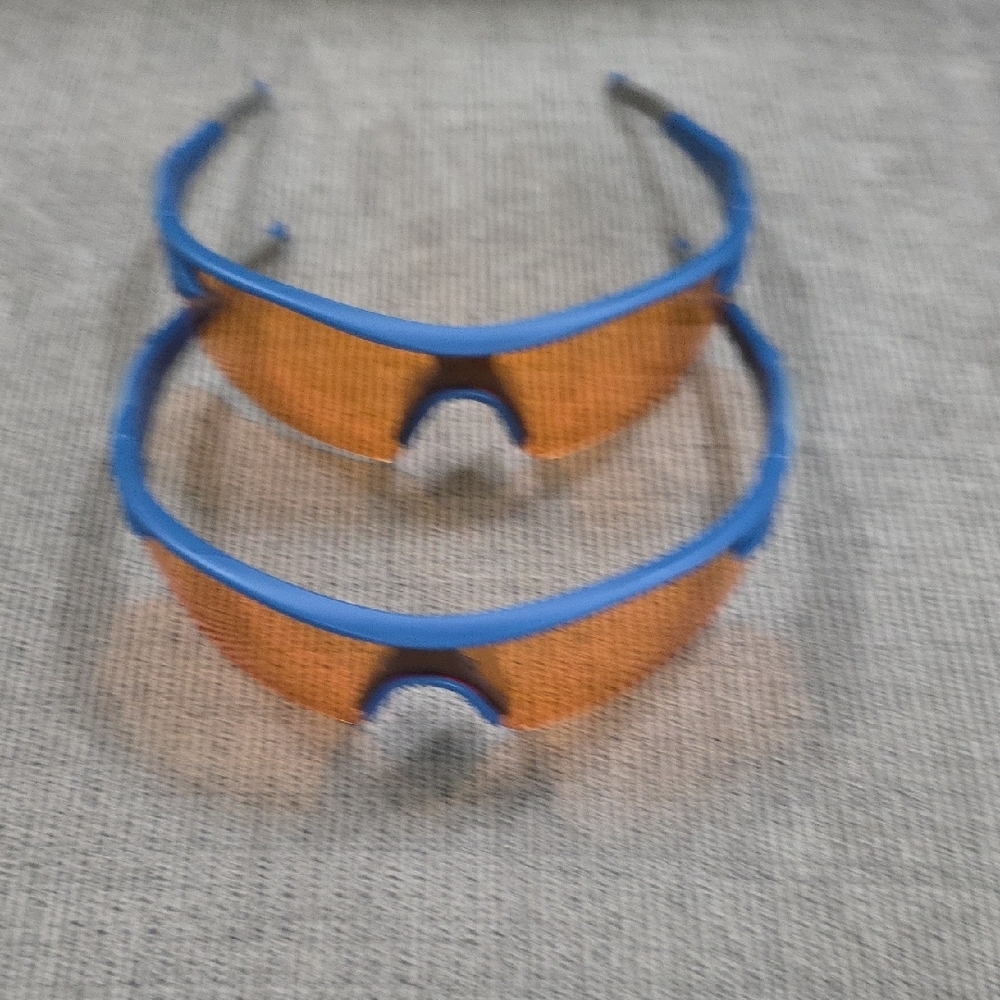 BattleVision Storm Blue and Orange Sports Sunglasses, 2 Pair - Picture 6 of 7
